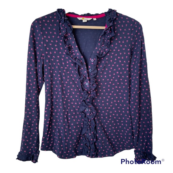 Boden Long sleeve Women's Top Size
6R / Boden Top / Cotton and Modal /
Soft Top. - Picture 12 of 16
